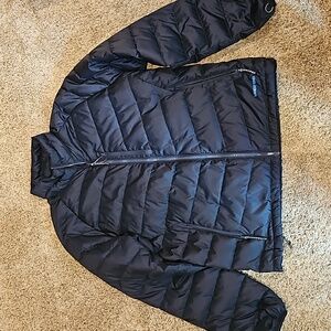 Lands' End Women's Black Packable Puffer Jacket